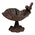 Cast Iron Flower Bird Bath 14.5X14.5X8.5cm